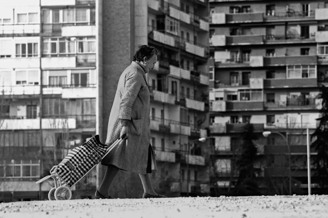 Madrid,10,3,92. Barrio de la Concepci&oacute;n.Foto: Crist&oacute;bal Manuel.