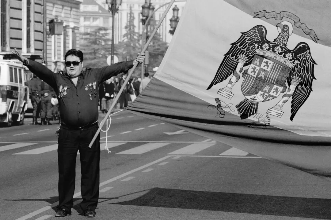 Madrid,22,11,1992. Celebraci&oacute;n del 20N.Foto: Crist&oacute;bal Manuel.