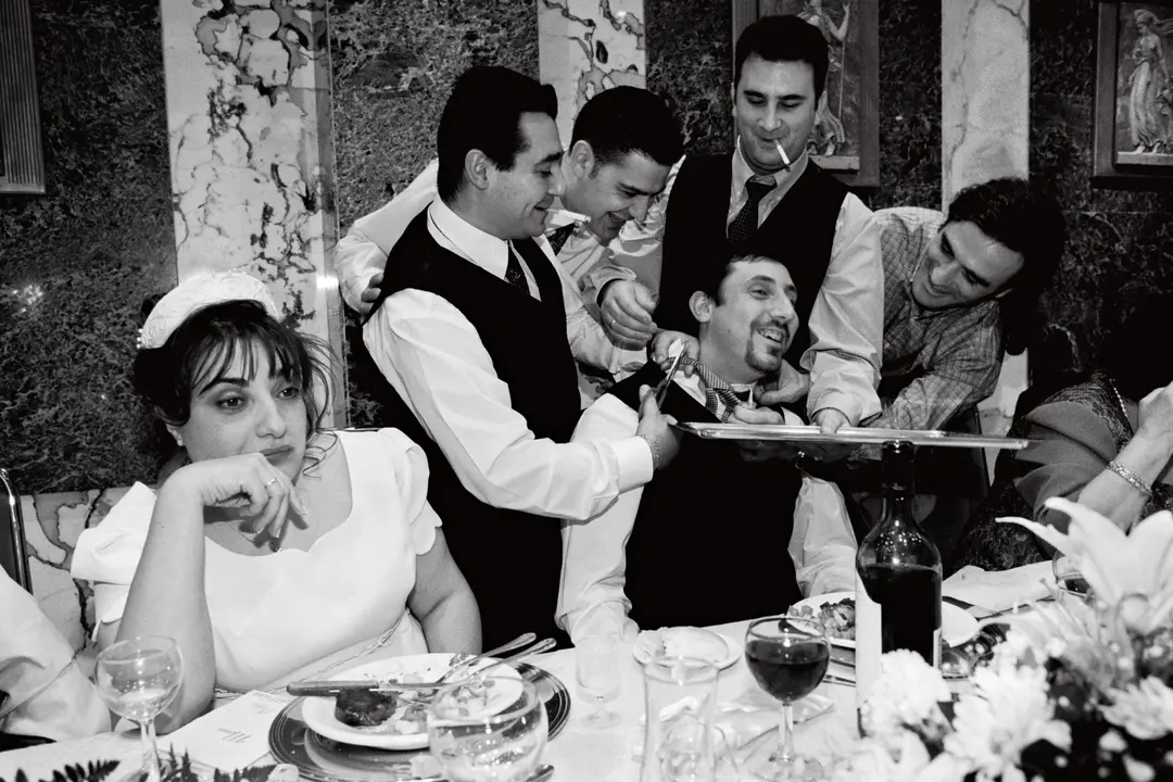 Madrid 05, 02, 2000. Celebraci&oacute;n de la boda de Linda y Fernando en los salones Orfeo.Foto: Crist&oacute;bal Manuel