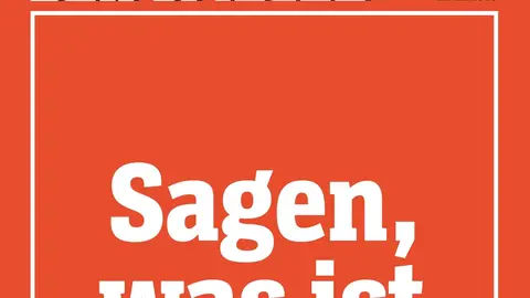 Portada de 'Der Spiegel' donde se explica el fraude. En portada aparece la frase "di lo que es", del fundador del semanario.
