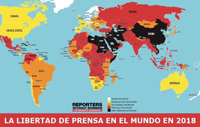 Libertad de prensa en el mundo | RSF